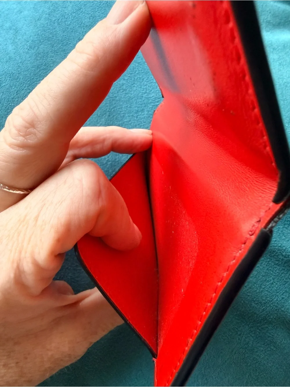 Coach 🔥 Magnetic Card Case | Miami Red | Magnetic Closure